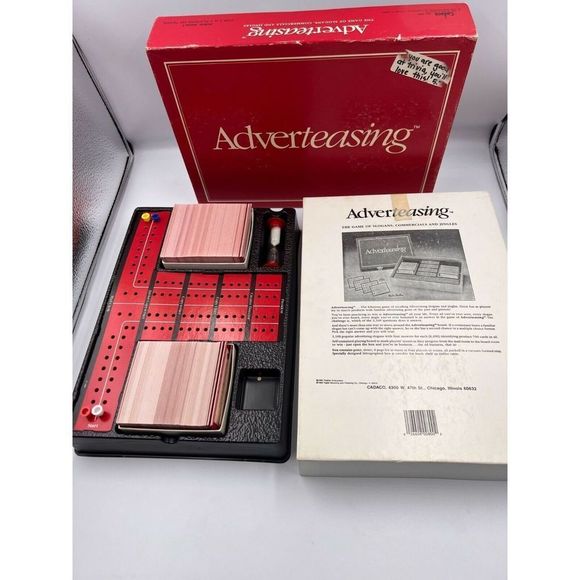 1988 Adverteasing Board Game Of Slogans Commercials & Jingles Complete Trivia - Picture 10 of 11